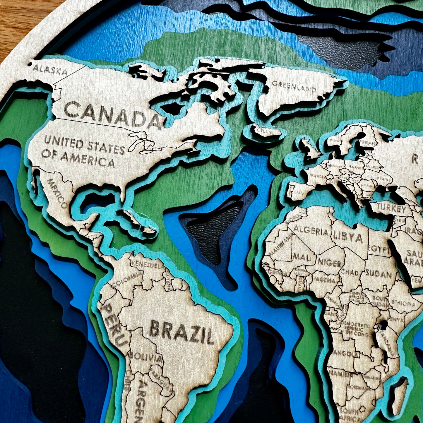 3D Earth Map