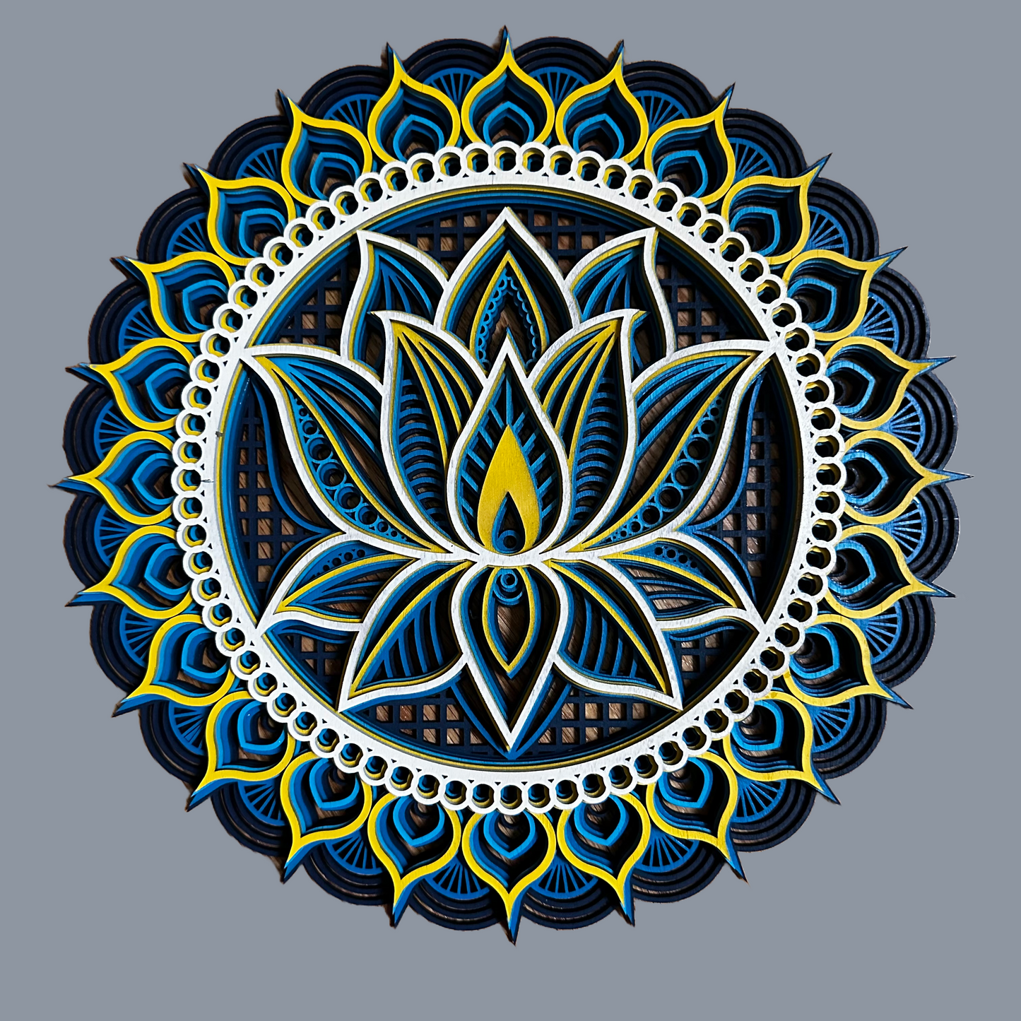 3D Lotus Mandala